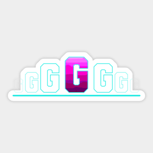 Letter G Sticker